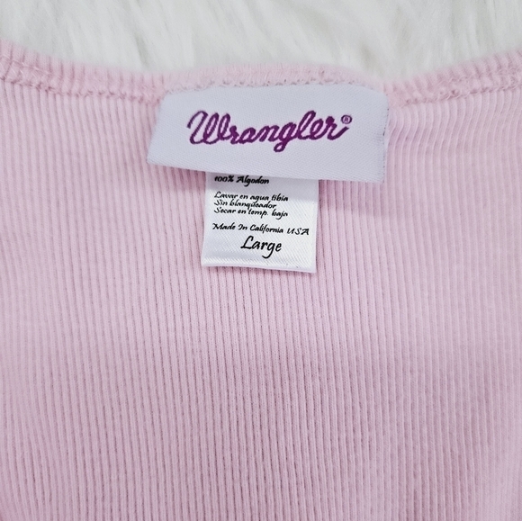 Wrangler Pink Tough Enough Tank - Picture 3 of 6